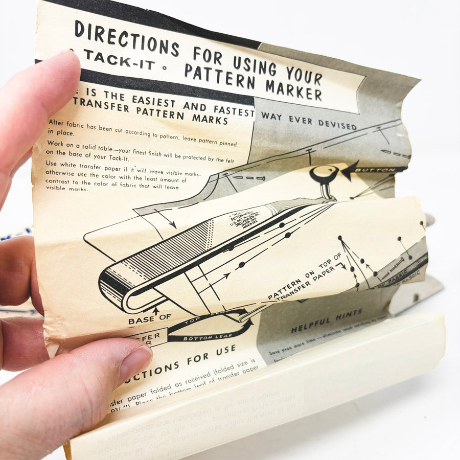 Vintage Tack-It Pattern Marker Tool