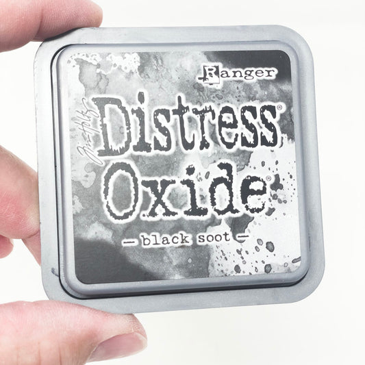 Ranger Distress Oxide Ink Pad - Black Soot