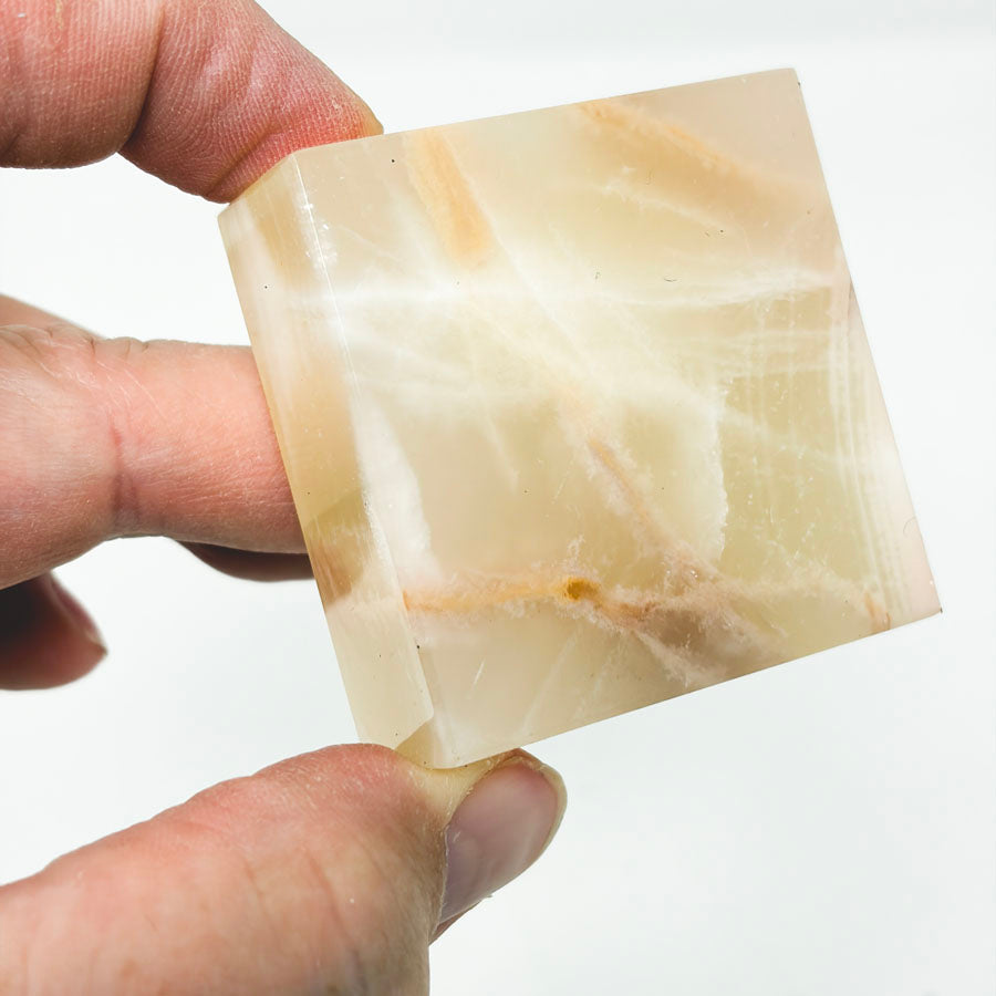 Polished Onyx Stone Square 2"x2"
