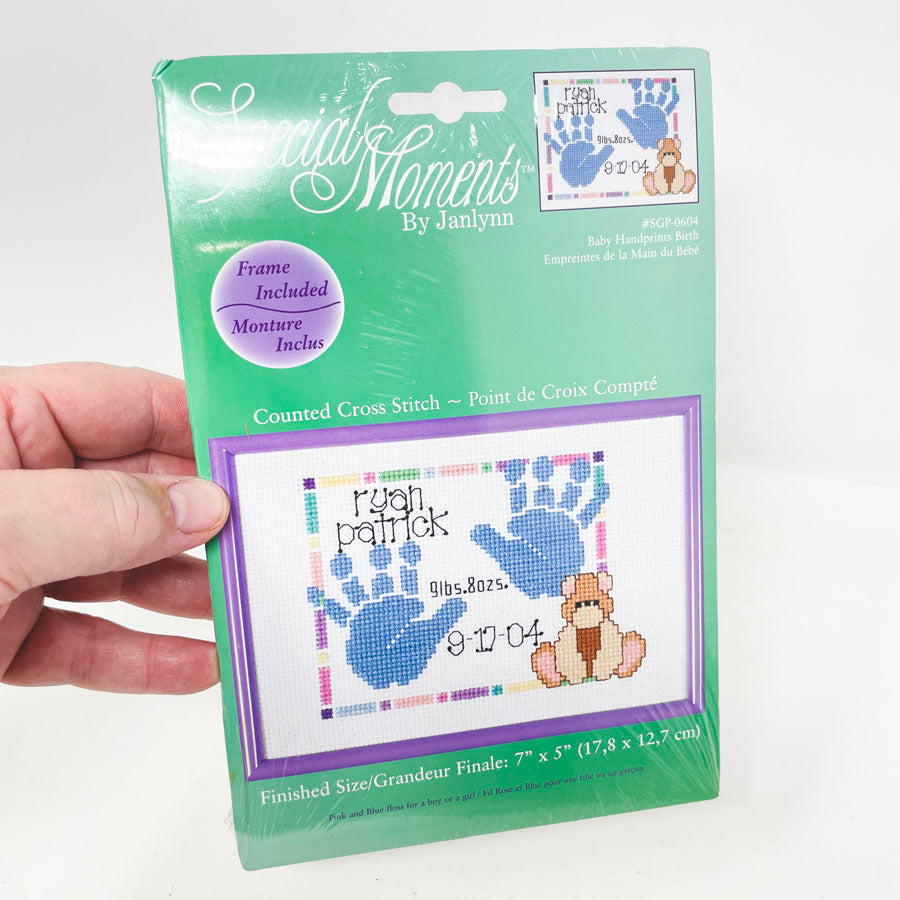 Baby Hands Special Moments Cross-Stitch Kit by Janlynn