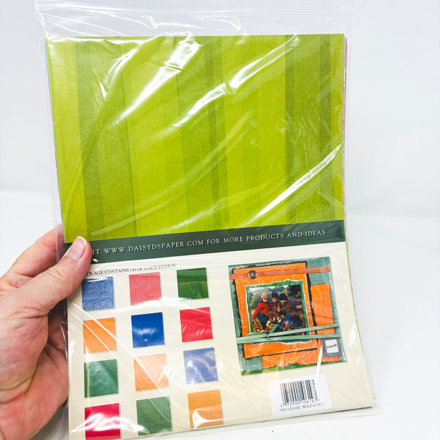 Daisy D's Petals 8.5 x 11 Scrapbook Paper Bundle