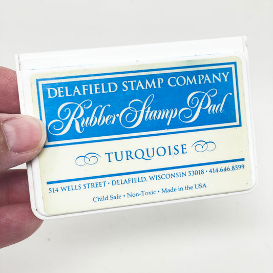 Delafield Stamp Company Turquoise Ink Pad