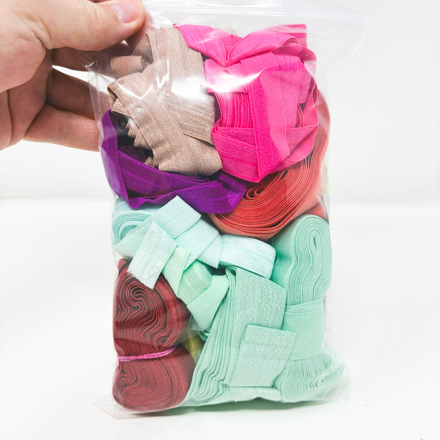Bundle of Soft Color Elastic (6x9 Bag)