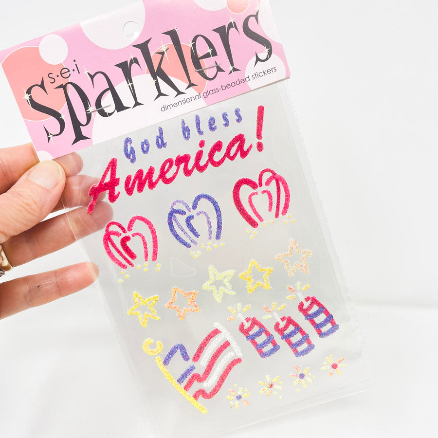 sei Sparklers – Dimensional Glass-Beaded Stickers