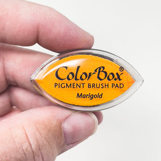 Mini Color Box Pigment Brush Pad - Marigold