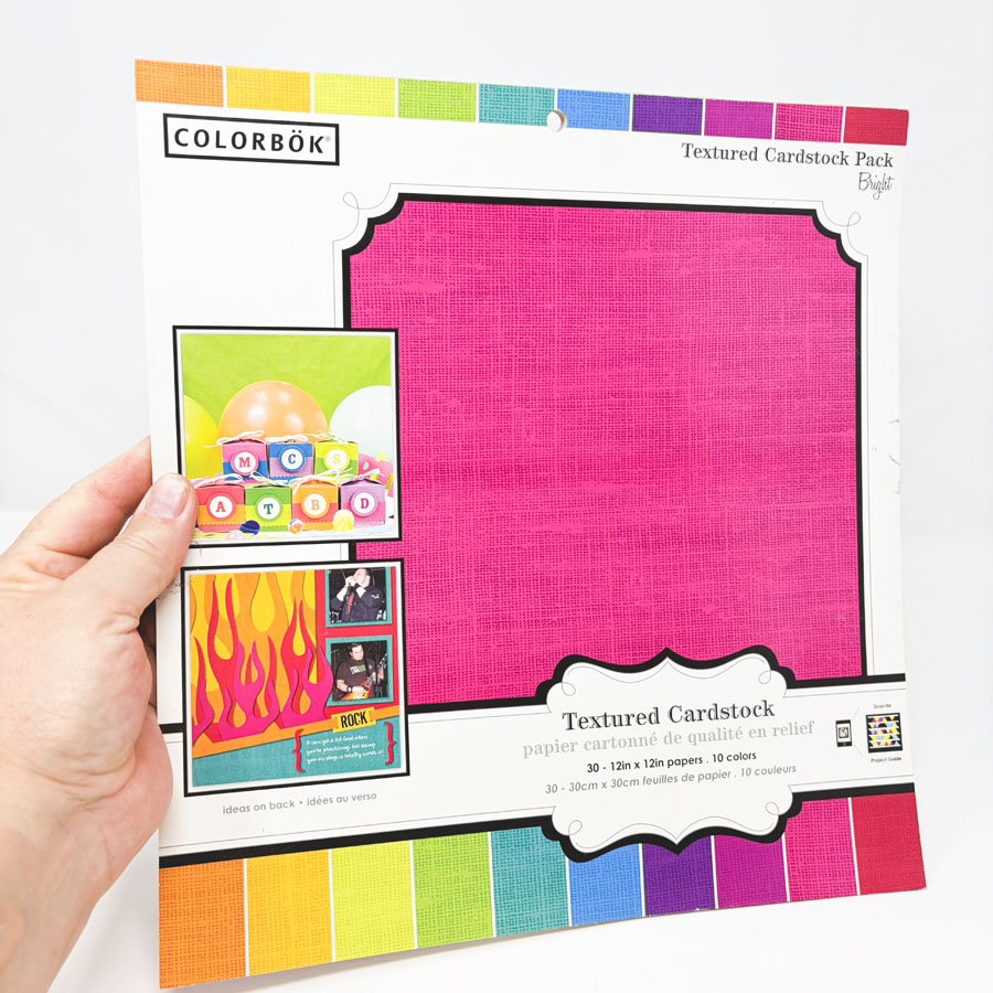 Colorbok - Brights Textured Cardstock Paper Pad - 12"x12"