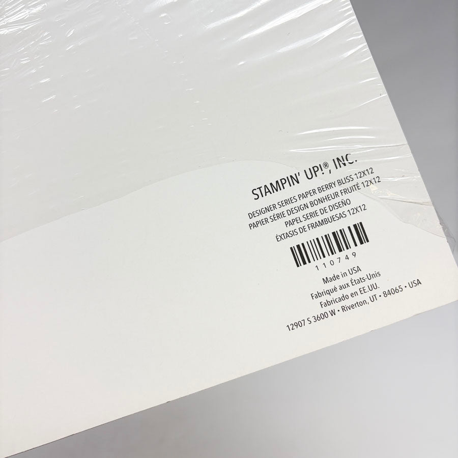 Stampin' Up Designer Series Paper - Pick a Pack - 12" x 12"