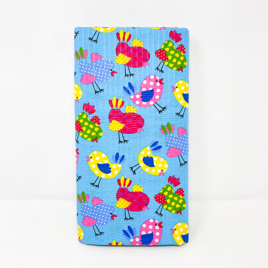 3 Yds x 44" Little Chicks Seersucker Fabric