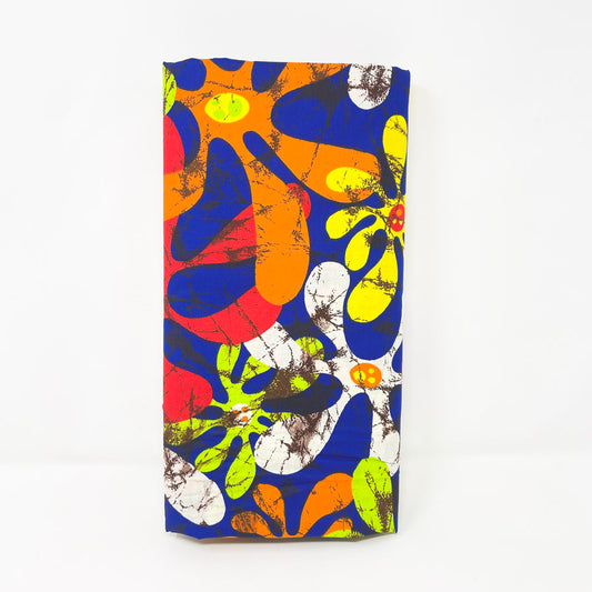 3 Yds x 42" Funky Floral Cotton Fabric