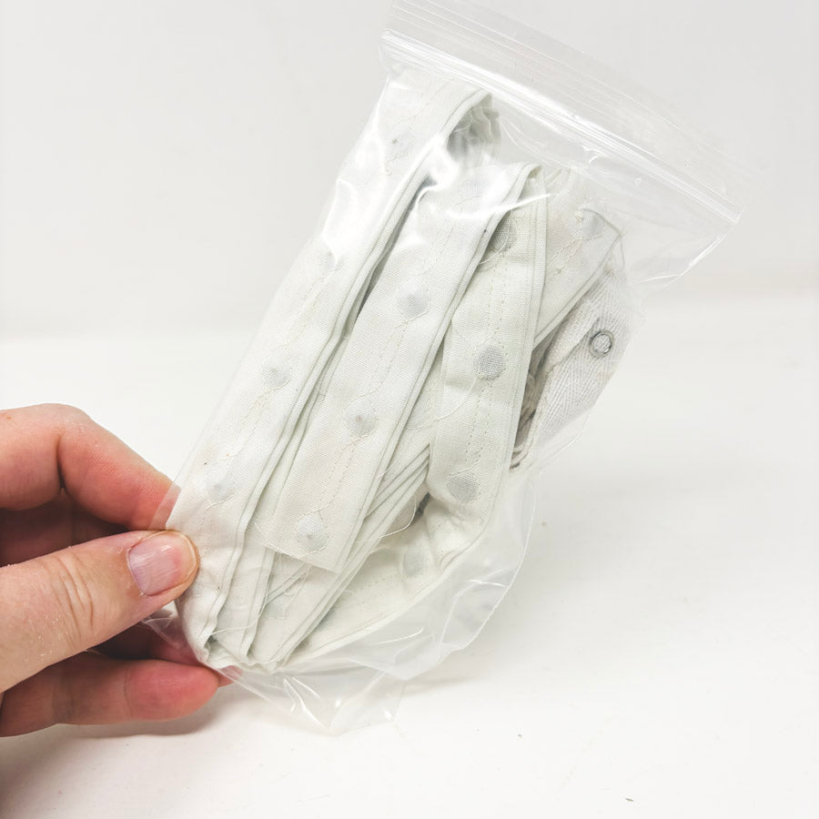 White Snap Tape Bundle - Two Styles