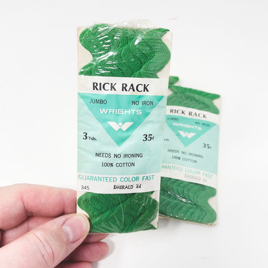 Wrights Emerald Jumbo Rick Rack