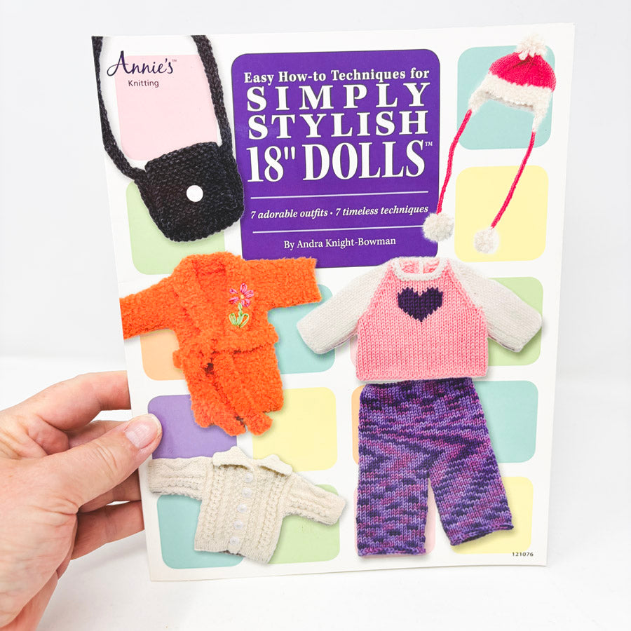 Simply Stylish 18" Dolls Knitting Pattern Book