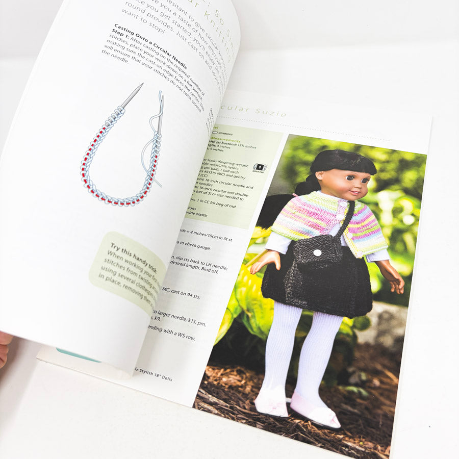 Simply Stylish 18" Dolls Knitting Pattern Book