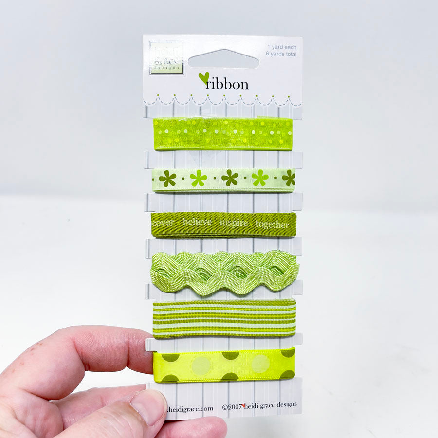 Lime Green - Fiskars Heidi Grace Ribbon