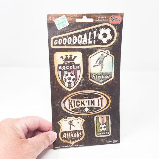 Sticker Studio Retro Soccer Stickers