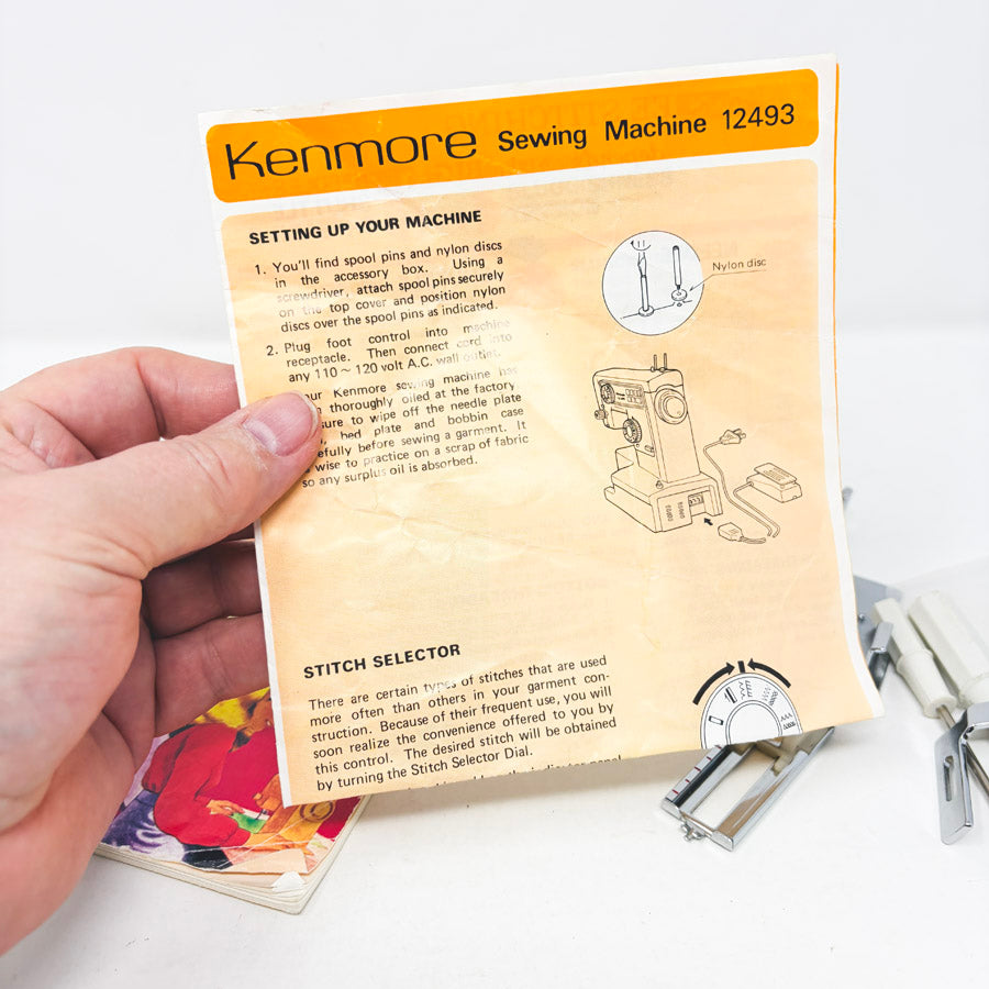 Kenmore Sewing Machine Manual and Parts