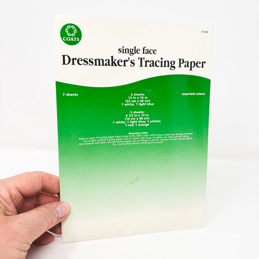 Coats Single Face Dressmaker's Tracing Paper