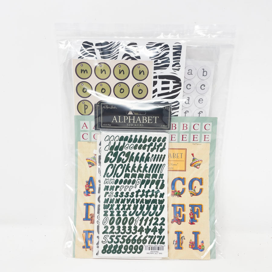 Big Bundle of Alphabet Stickers