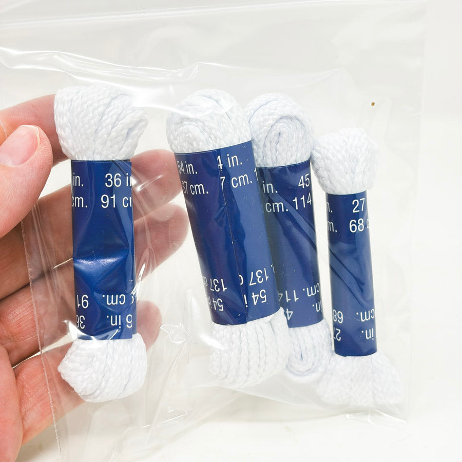White Shoe String Bundle