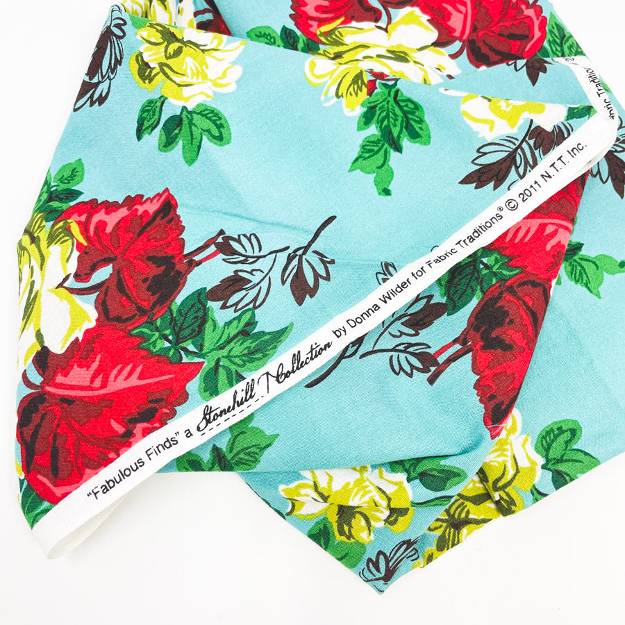 1.5 Yds x 40" Fabulous Finds Stonehill Collection by Donna Wilder for Fabric Traditions Cotton Fabric
