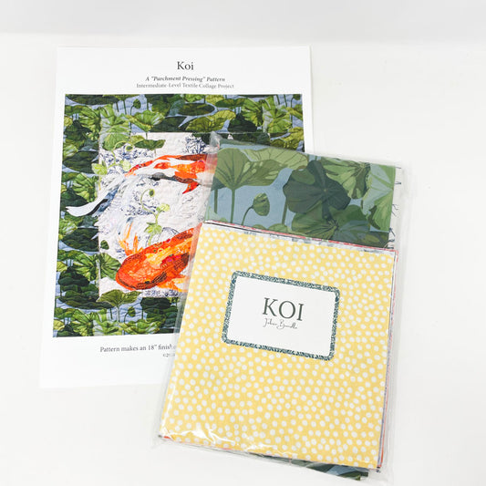 The Koi Complete Kit by Collage Quilter