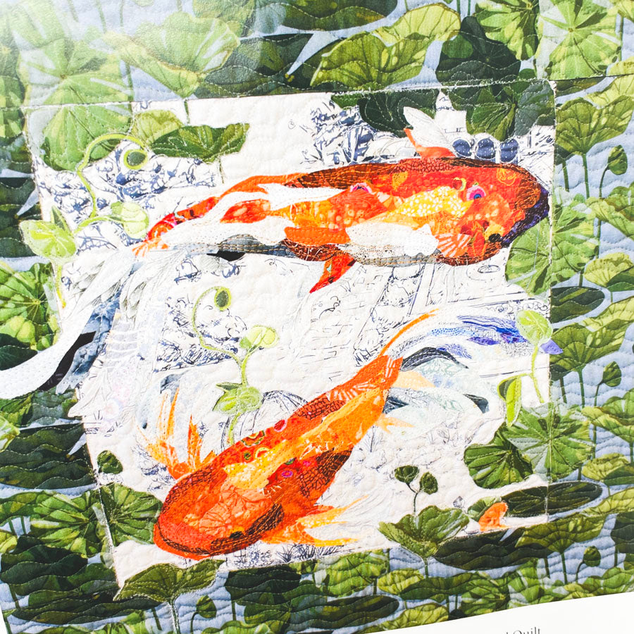 The Koi Complete Kit by Collage Quilter