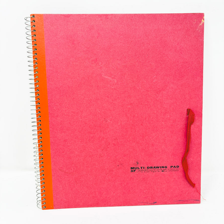 Holbein Multimedia Book - 10-5/8" x 8-5/9", Red