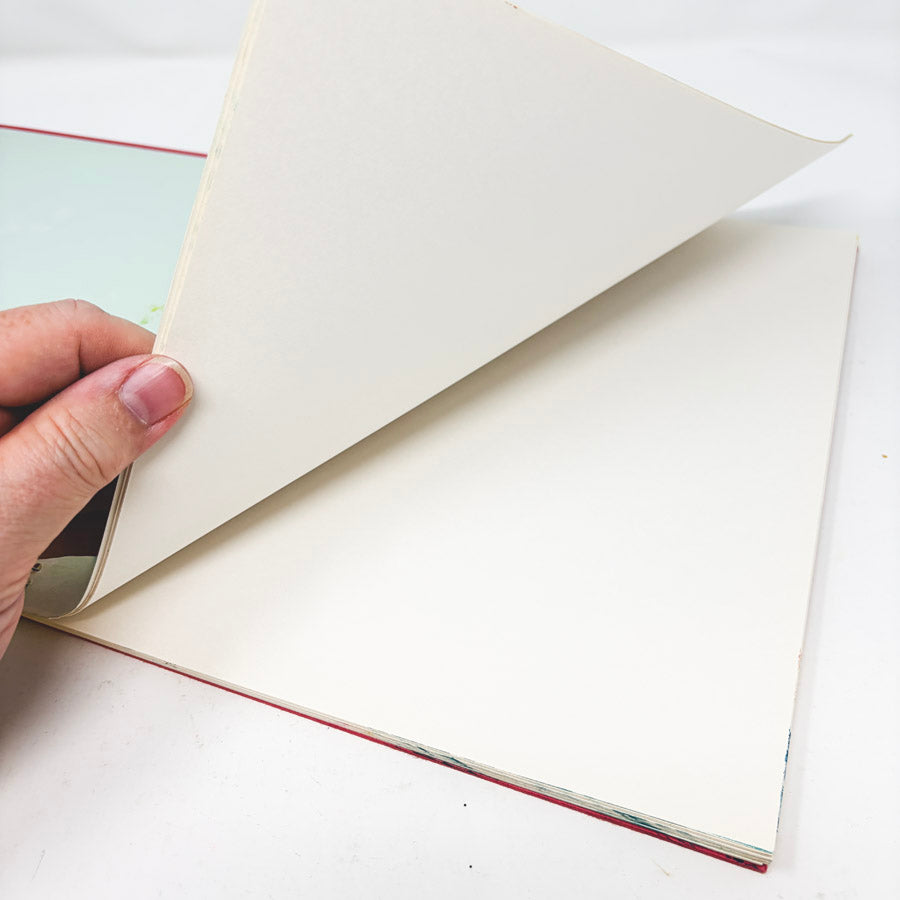Holbein Multimedia Book - 10-5/8" x 8-5/9", Red
