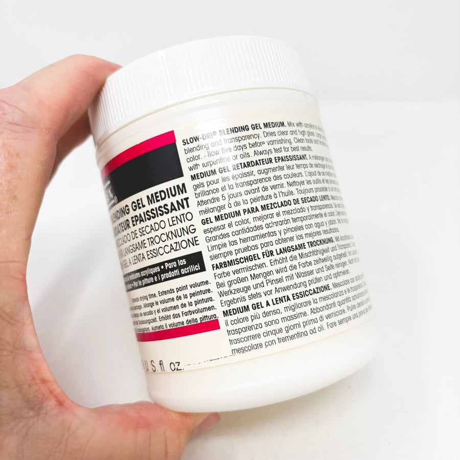 Liquitex Slow Dri Blending Gel Medium - 16oz