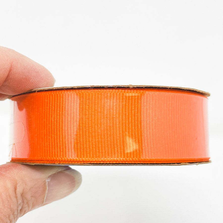 7/8" Offray Orange Grosgrain Ribbon