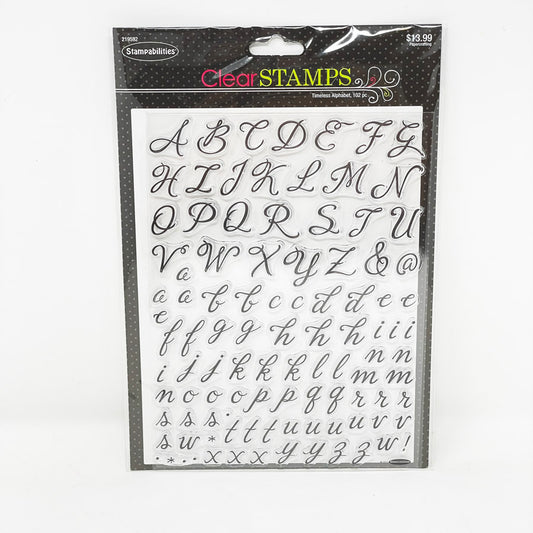 Stampabilities "Timeless Alphabet" Stamp Set