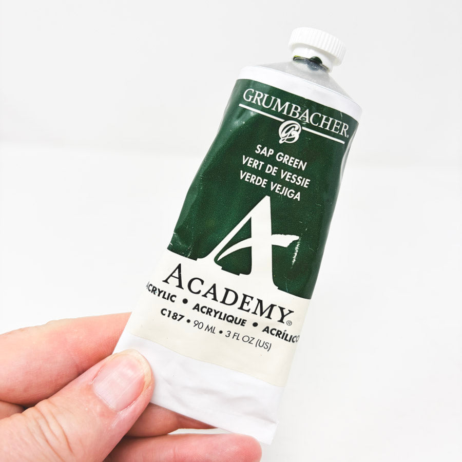 Grumbacher Academy Acrylic Sap Green Paint