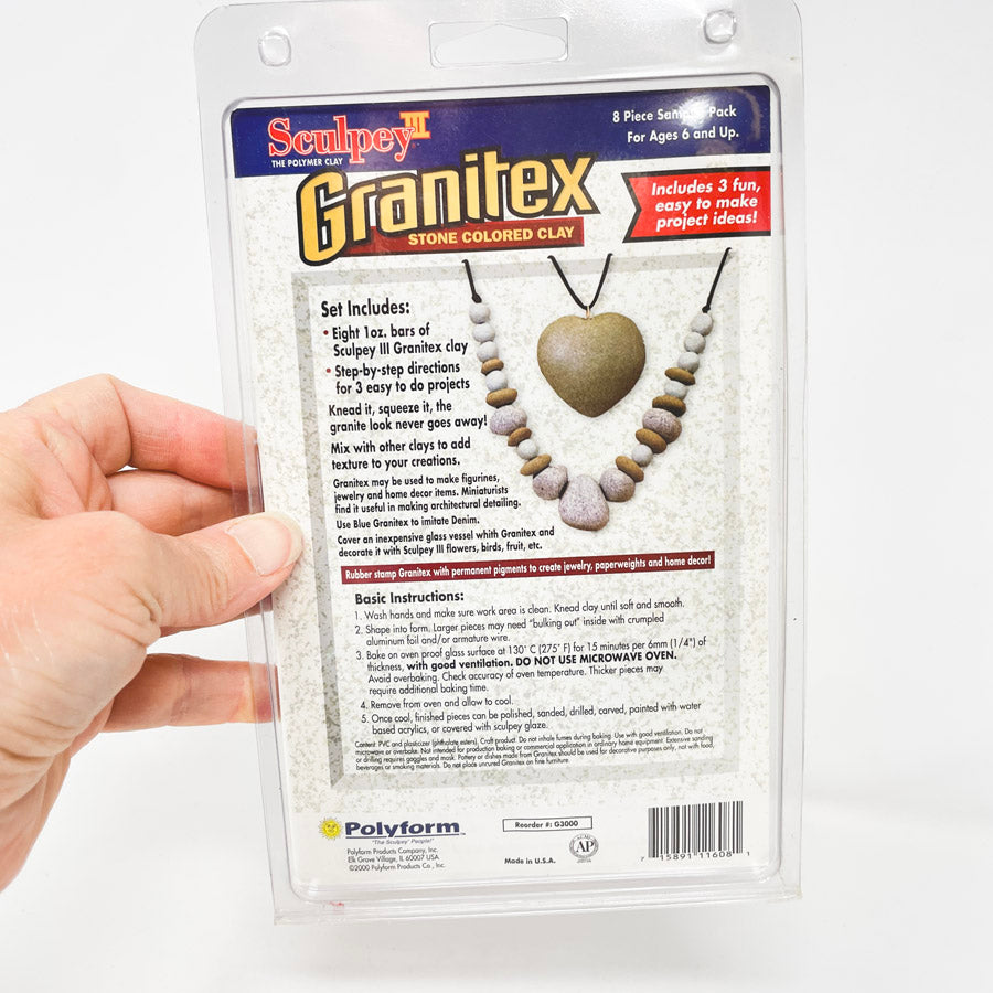 Sculpey Granitex Polymer Clay Sampler Pack