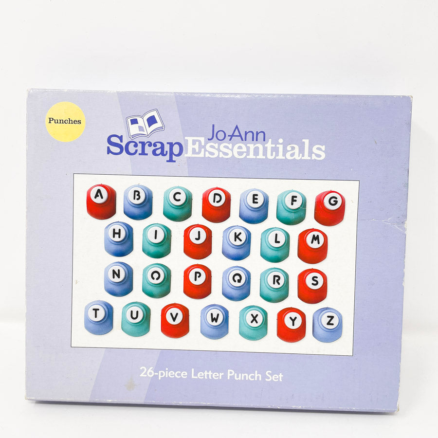 JoAnn Scrap Essentials Alphabet Punch Set