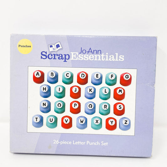 JoAnn Scrap Essentials Alphabet Punch Set