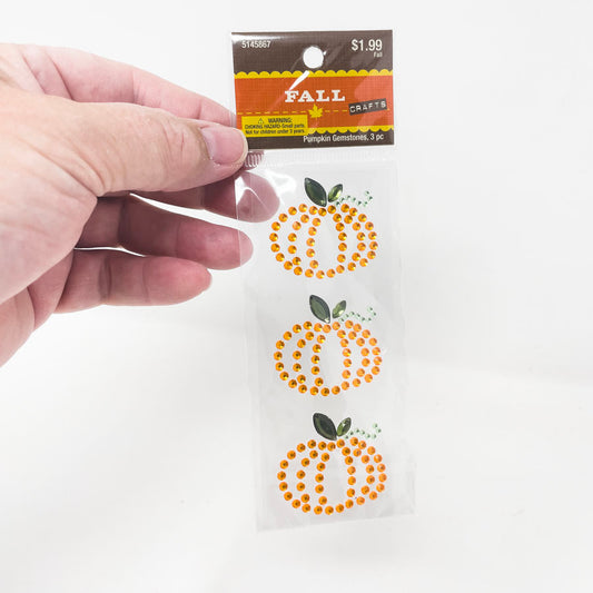 Pumpkin Gemstone Sticker Sheet