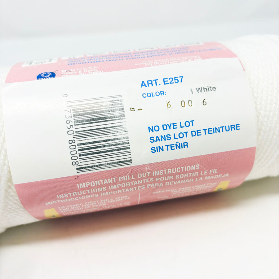 White - Red Heart Baby Sport Yarn