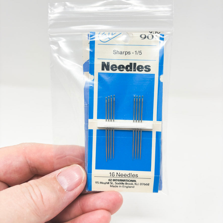 Asst. Hand Sewing Needle Pack - 2 Blues
