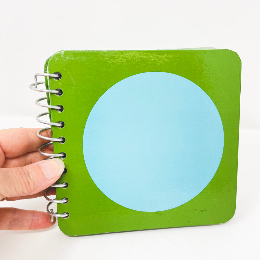 Blue & Green Circle Spiral Notebook