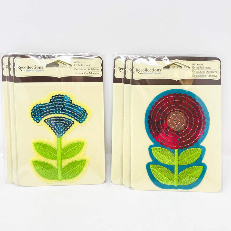 Recollections Flower Sequin Adhesive Embellishment (1)