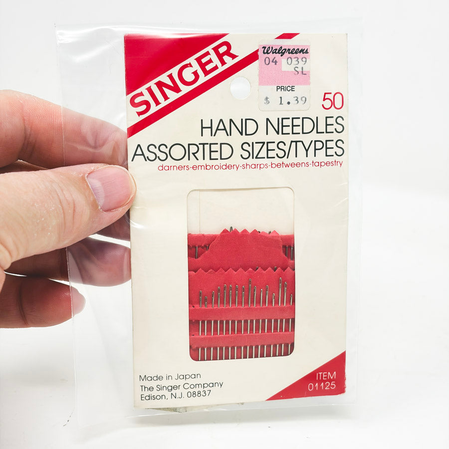 Singer Hand Sewing Needle Pack (partial)