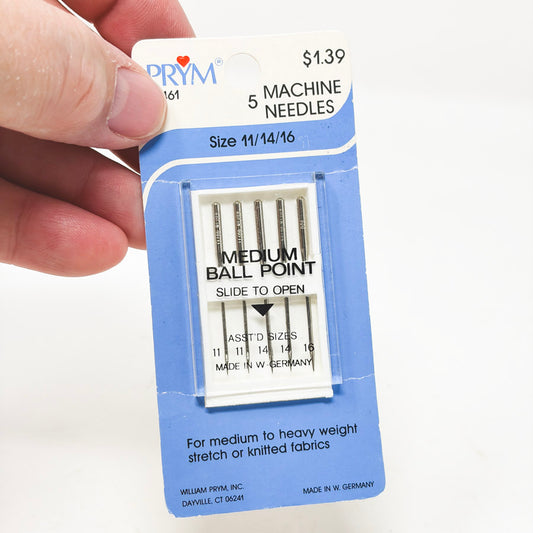 Prym Sewing Machine Needles - 11/14/16