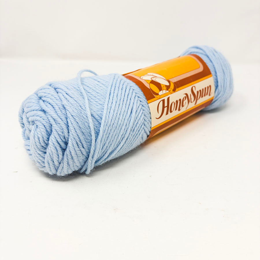 Orlon Honeyspun Baby Blue Yarn