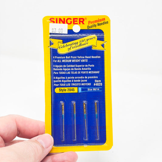 Singer Sewing Machine Needles - 90/14 Style 2045