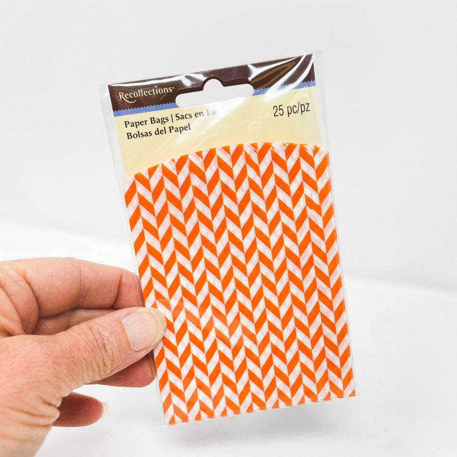 Recollections Small Patterned Paper Treat Bags (1)