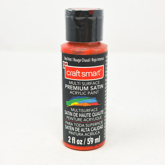 Craftsmart Multi Surface Premuim Satin Red Hot Paint