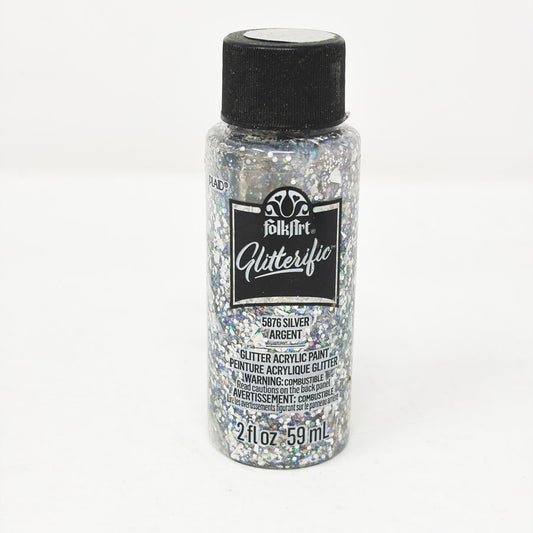 Folk Art Glitterific Silver