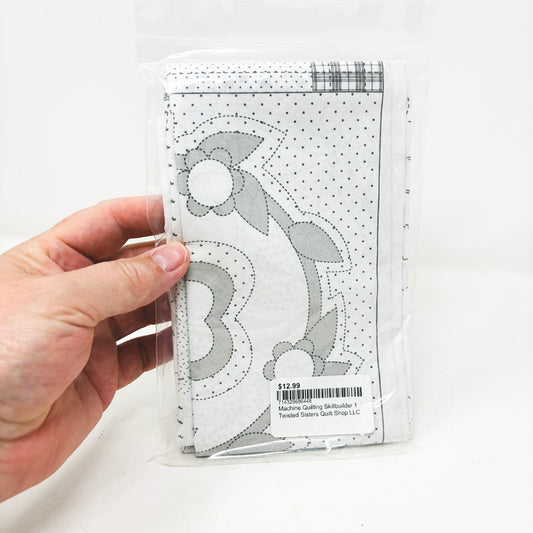 Machine Quilting Skillbuilder 1" Kit from Twisted Sisters Quilt Shop LLC