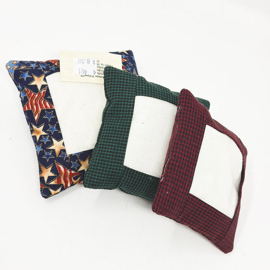 Tiny Tuck Cross Stitch Pillows