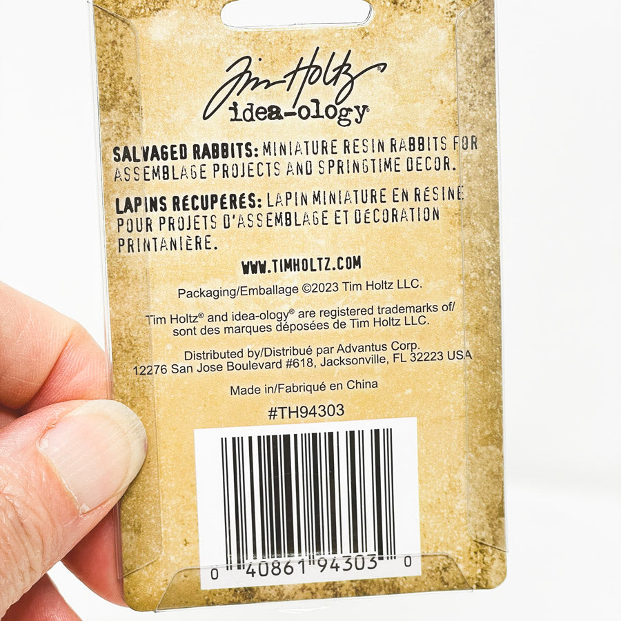 Tim Holtz Idea-Ology Salvaged Rabbits